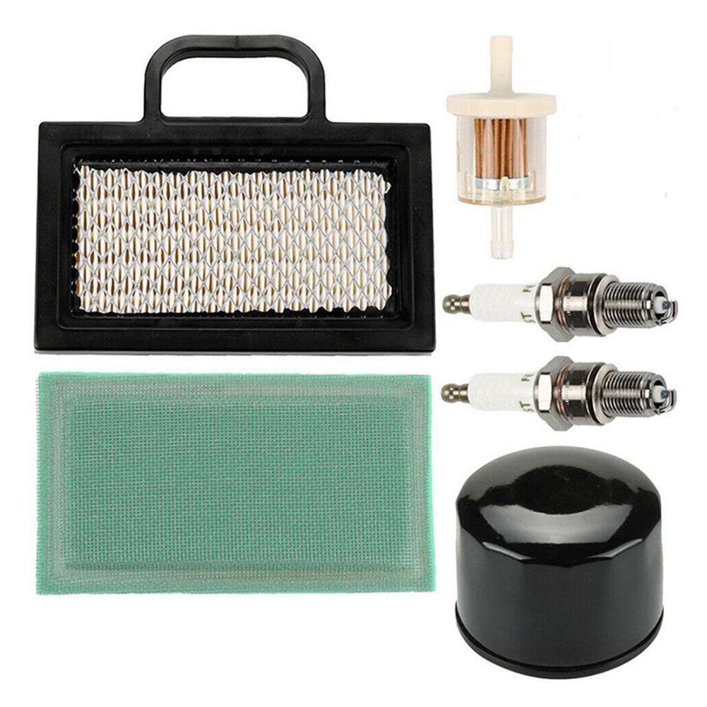 Lawn Mower Essential Filters Package Compatible with For Intek V Twin Engines Featuring Multiple OEM References