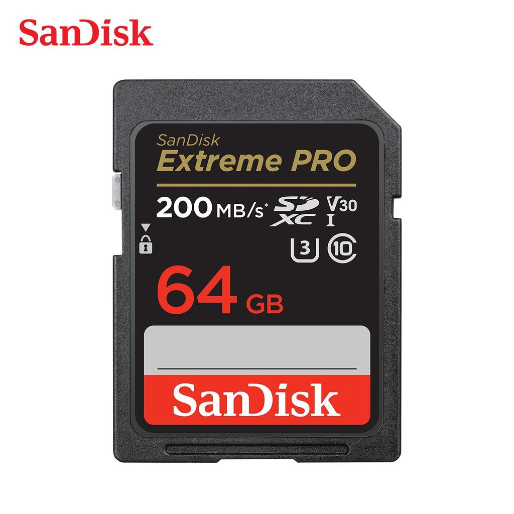 SanDisk 128 ГБ Extreme PRO SD карта 32 ГБ SDHC SDXC UHS-I карта памяти C10 U3 V30 4K UHD Extreme SD флэш-карта памяти для цифровой зеркальной камеры камкордера