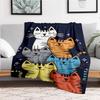 Cute Cats Phone Wallpaper - Kawaii Cat Backgrounds for Girls & BoysBlanket Flannel Throw Blanket for Sofa, Bed, Travel, Camping, Office, Cou