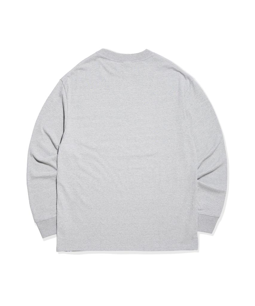 CAPITAL RADIO TUNES Record Wappen Long Sleeve Gray
