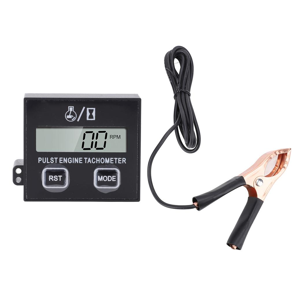 Тахометр для малого двигателя Водонепроницаемый Цифровой дисплей Тахометр для бензопилы для мотоцикла Гольф-карта