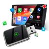 Адаптер 2 в 1 беспроводной CarPlay Android Auto, конвертер Plug & Play, WiFi быстрое подключение, мини-автобокс, смарт-донгл для iPhone Android