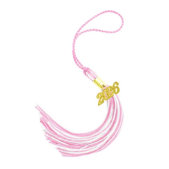 Кисточка для выпускного 2026 года 16" Кисточка для выпускной шляпы Шарм-подвески с кисточкой года 2026 для вечеринки, церемонии, аксессуары