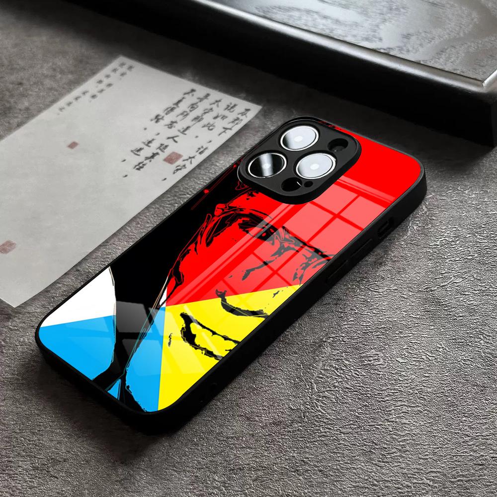 Чехол для телефона с рисунком Энди Уорхола для IPhone 16 Pro Max 15 Plus 14 Pro 12 11 13 Mini X XR XS Max 8 7 Plus SE Стеклянная крышка