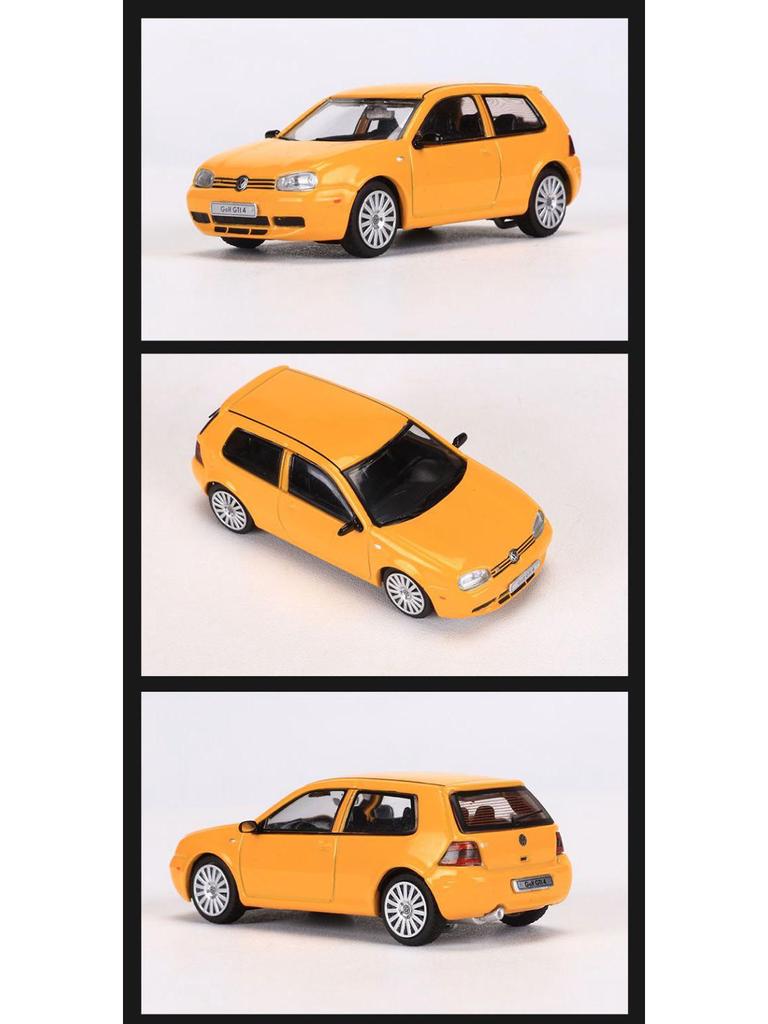 НОД 1:64 Модель автомобиля из сплава Volkswagen Golf MK4 GTI Юбилейное издание, 2-дверная и 4-дверная симуляция.