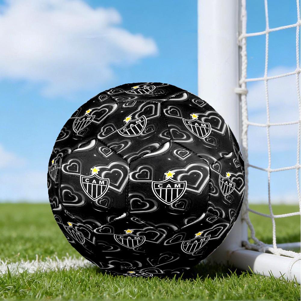 Love For Atlético Printed Size 5 Soccer Balls, High-Quality, Anti-Slip, Protective Football, A Unique Gift , Birthdays, Christmas Gifts