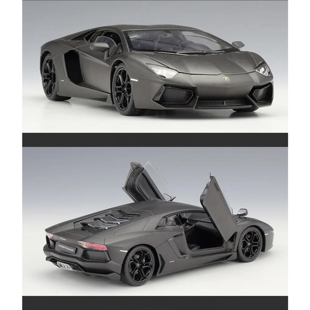 WELLY 1/24 Lamborghini Aventador LP700-4 Сплав Модель Спортивного Автомобиля Литой Металлический Гоночный Автомобиль Модель Транспортных Средств Симуляция Детская Игрушка Подарок