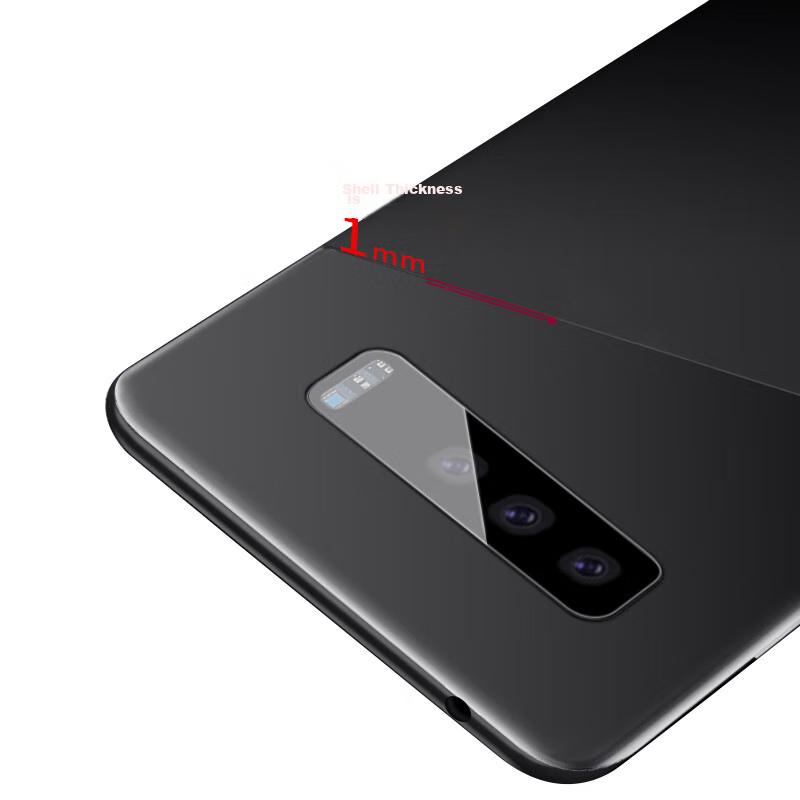 Freeson Phone Case for Samsung S10 (4G Version, 6.1 Inch), Slim Full Protection Shockproof Soft, Frosted Case, Black