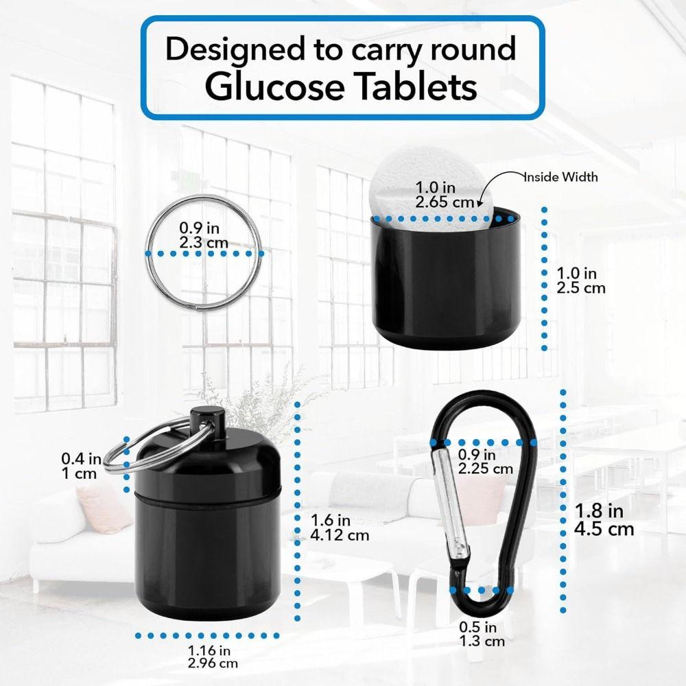 Новая маленькая таблетница Мини-контейнер для лекарств Держатель для таблеток Брелок Футляр для таблеток Альпинизм