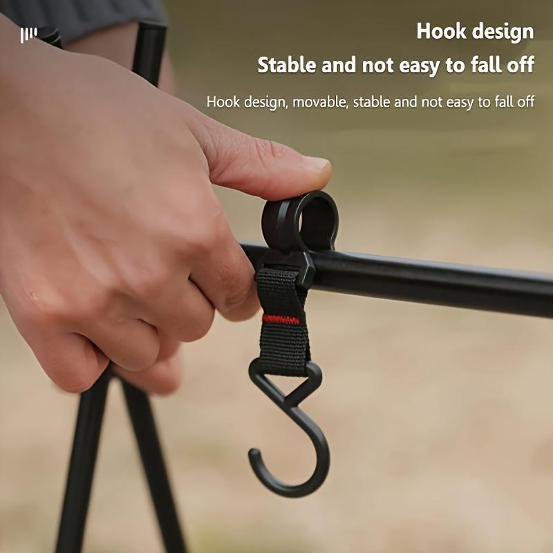Съемные крючки для хранения для кемпинга на открытом воздухе, сверхпрочный подвесной органайзер, прочные портативные крючки для снаряжения для рюкзака/палатки, универсальные