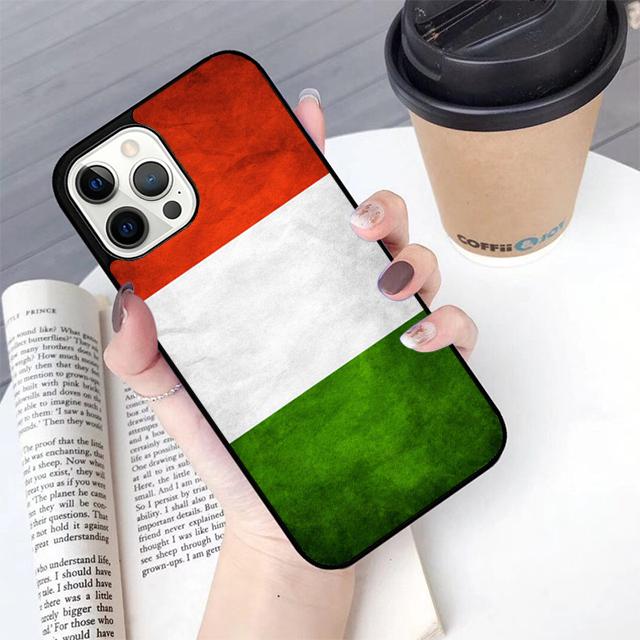 Чехол для телефона с флагом Италии для iPhone 17 Air 14 15 16 13 12 Max Чехол для Apple iPhone 17 Air 11 Pro Max Plus Coque