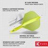 TARGET Дротики Neon Shape Желтые 19мм K-Flex