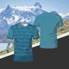 Men's Hiking Outdoor Running T-Shirts Fashion 3D Printed Design T Shirt for Men Wall Climbing and Trail Camping Drifit Clothing