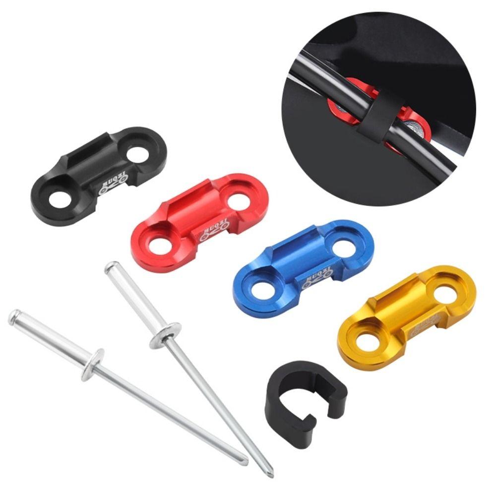 Stable Bicycle Brake Cable Guide Universal Wire Tube Clamp Pipe Buckle Base Road Bike