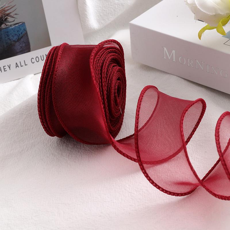 6 см простая лента «рыбий хвост» для букетов, тортов и поделок своими руками