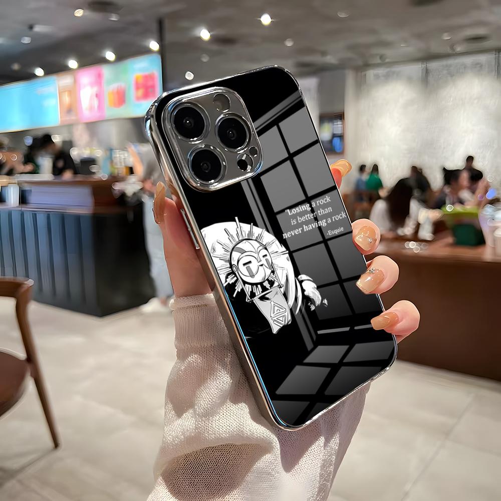 Чехол для телефона Clair Obscur Expedition 33 для IPhone 17 Pro Max 15 Pro 16 14 Plus 12 13 Mini 11 Pro Ударопрочный Гальванизированное Стекло