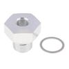 Engine Oil Pressure Sensor Adapter Aluminum Oil Sensor Connector for LS Series Oil Tray Crankcase and Fan Replacement