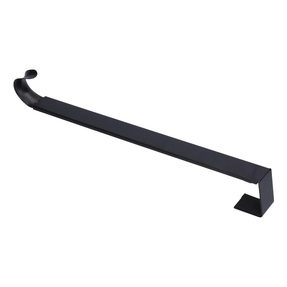 Black White Door Wreath Hook Iron Adjustable Door Hook Durable Wreath Hanger Indoor Outdoor