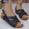 Fashion Woman Shoes Sandals Summer Sandals Ladies Elegant Women Shoe Wedge Shoes For Women Soft Footwear Female Women Outdoor Sandals