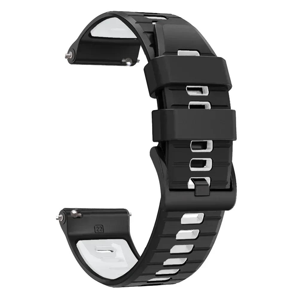 Silicone 20mm 22mm Band For Amazfit GTR 4 3 Pro/GTR 2e Watch Strap ForBALANCE 2/GTS 4 2 mini/Bip 6 5/Active 2 Bracelet Watchband