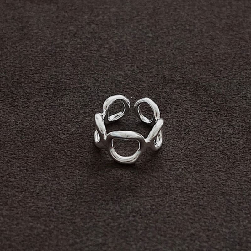 oar Circle Bold Ring