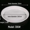 Thickened Round Plastic Flower Pot Water Tray - Large Draining Base for Succulents & Golden Pothos.