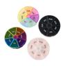 Round 7-Compartment Large-Capacity Travel Pill Box for 7 Days