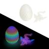 3D Printed Dragon Egg Figurine with Wings for Decoration Collectible Model