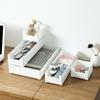 Desktop Stacked Storage Box, Plastic Rectangular Dust-proof Storage Box, Kitchen and Bathroom Organization Box