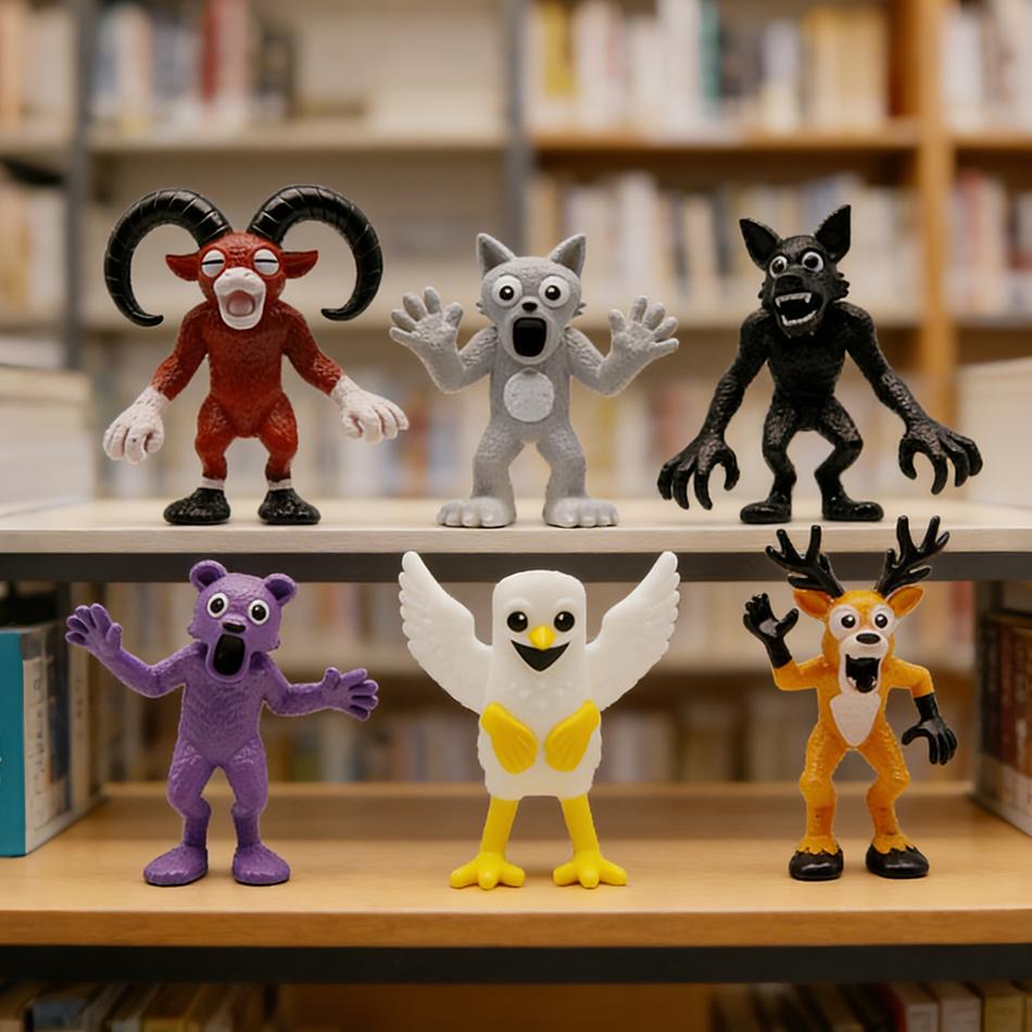 6 шт. Новые игровые аксессуары Фигурки Action Figures игра 99 Ночей В Лесу Подарки на День Рождения Игрушки для Детей Подарки на Хэллоуин