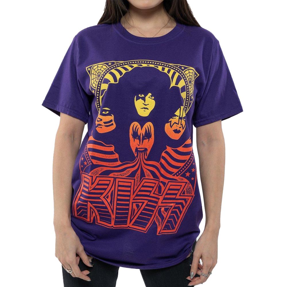 Kiss Unisex Adult Group Shot Cotton T-Shirt