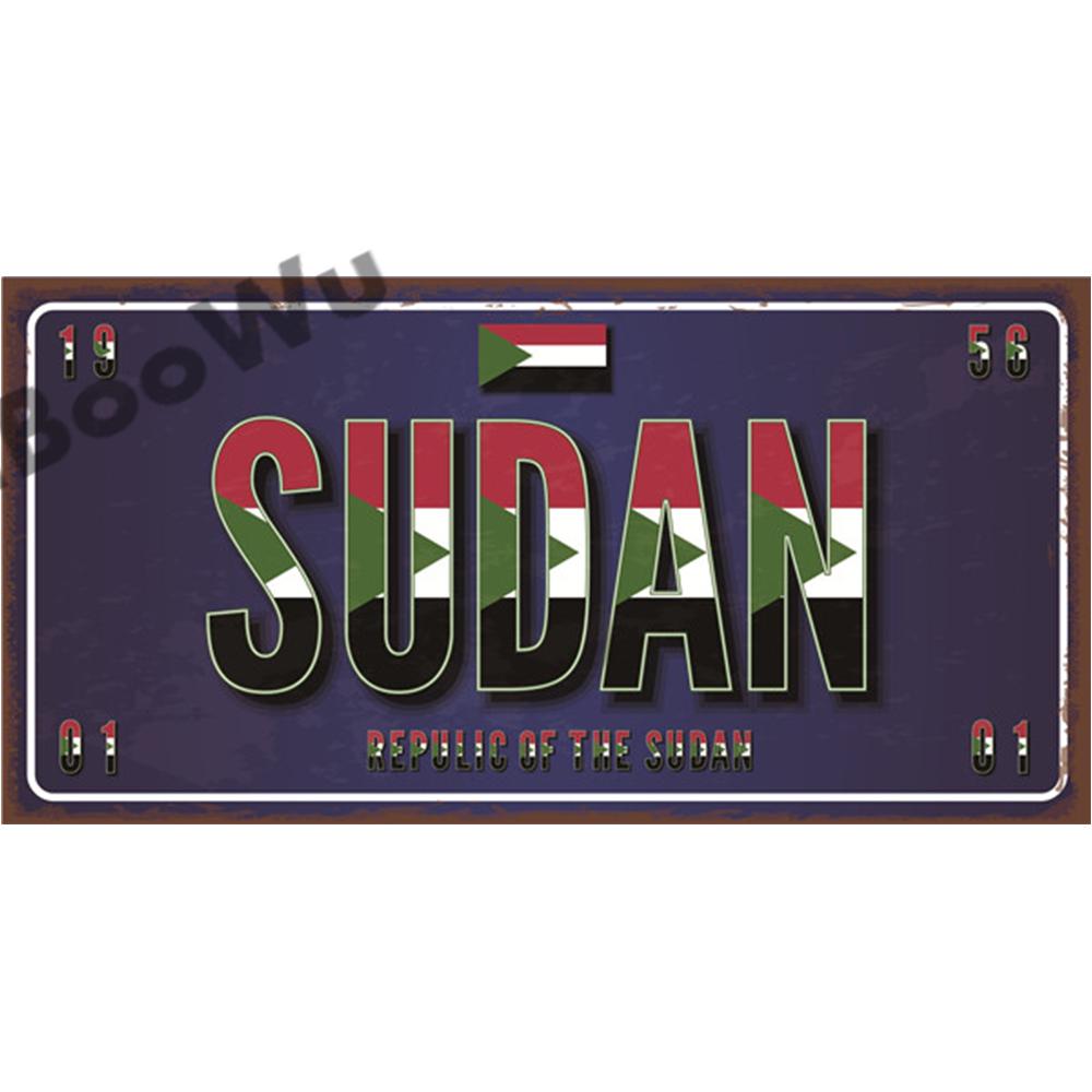 Африканские страны Название и Флаг Тарелка Плакат Винтажный Домашний Декор Ретро Металлические Жестяные Вывески Паб Автомобиль Гараж Настенное Искусство Декор