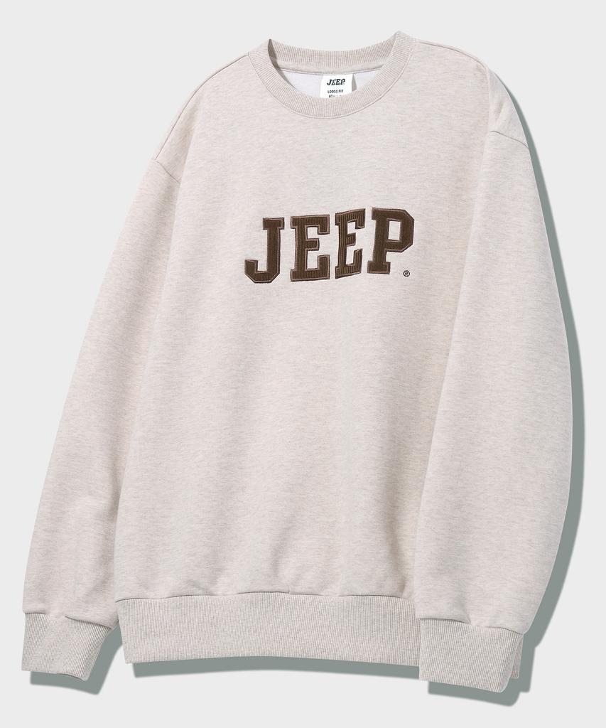 JEEP Moose Corduroy Big Logo Sweatshirt (Jq5Tsu826Mb)