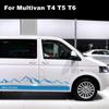 Для Volkswagen Multivan T4 T5 T6 4 шт./лот 210 см кузова боковой декор наклейки наклейка украшения