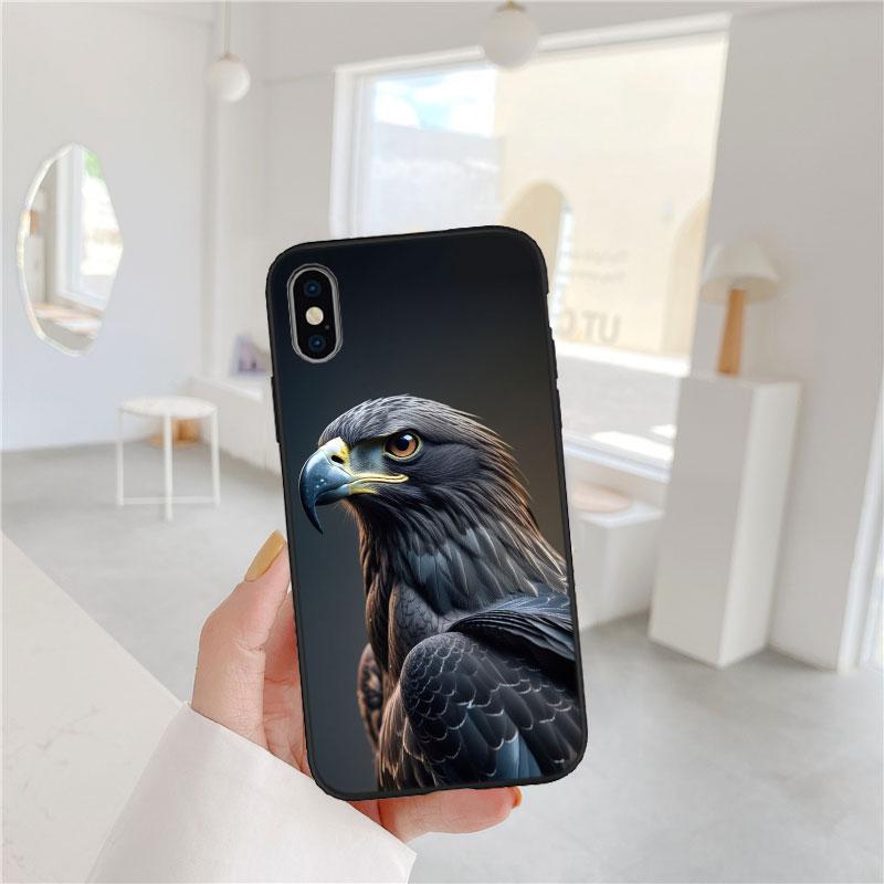 LO51 Чехол-накладка Soft Shell Ястребиный Орел для Redmi Note 10 11 12 Pro Max 10S 10C 10T 11A 11S 12S 12C