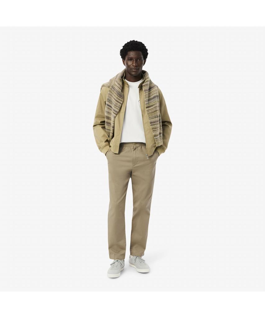 LACOSTE Мужские хлопковые эластичные брюки Regular Fit с эластичным поясом Xh0062-55N Cb8