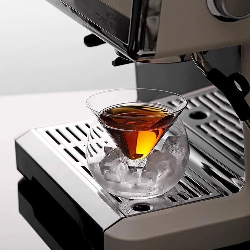 Треугольный коктейльный бокал со льдом и хрусталем для вина Бокал для мартини Молекулярный стакан для коктейля