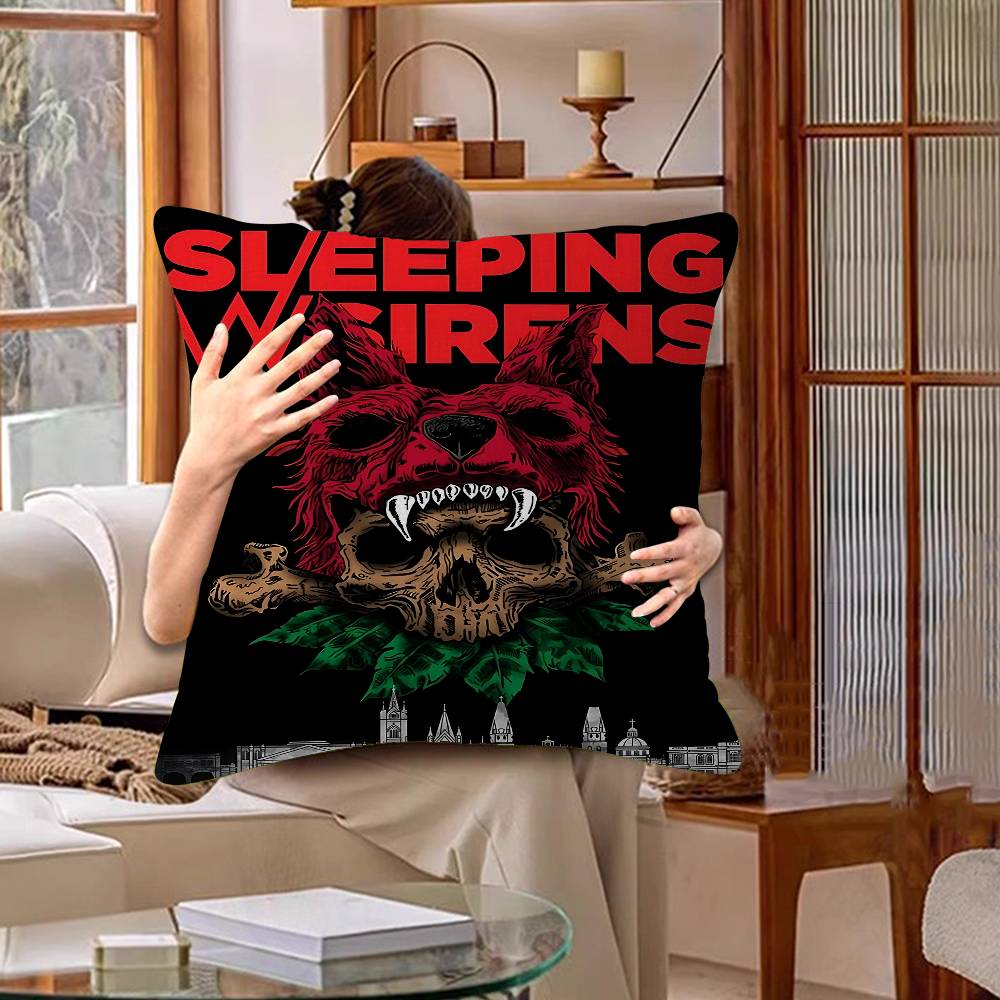 Полоса S-Sleeping With Sirens Классическая Наволочка 'Счастливый Дракон' Чехол для Подушки Дивана Украшение Комнаты Дома Детский Подарок