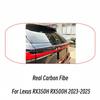 Для Lexus RX350H RX500H 2023-2025 Черный Спойлер Задней Крыши Багажника с Видом под Карбон, Центральные Крылья, Тюнинг, Комплект Обвеса, Аксессуары, Запчасти