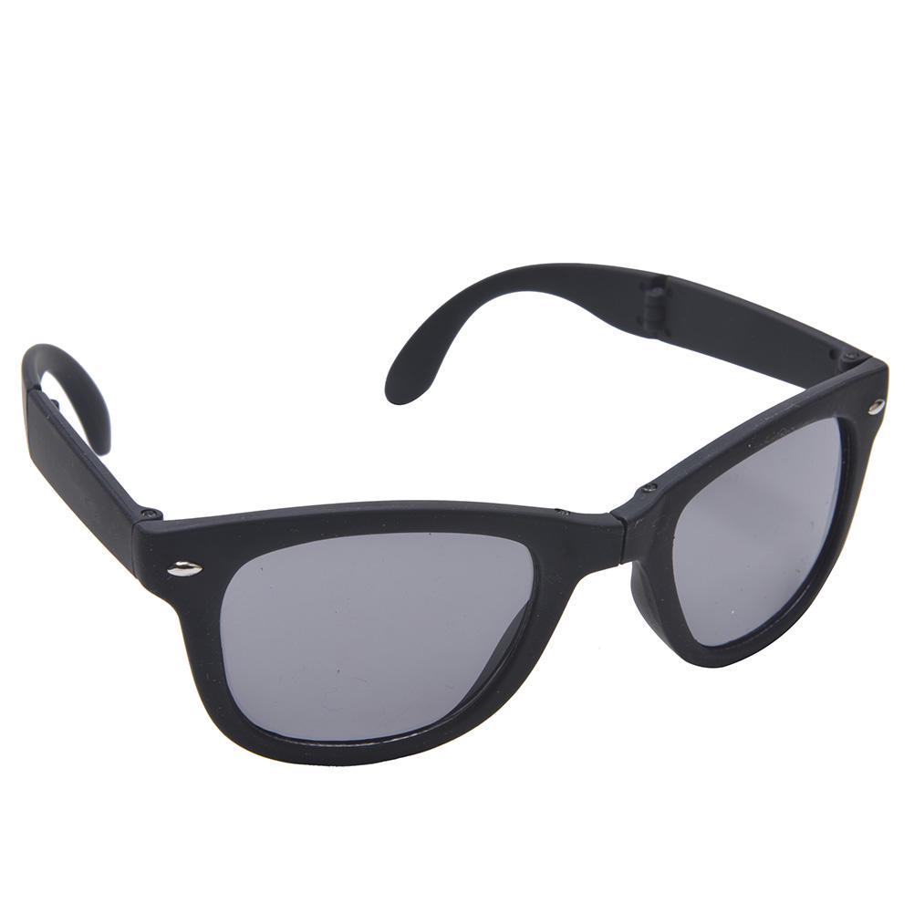 For Men Women Retro Protection Square Sport Sunglass Portable Gift Folding Shading