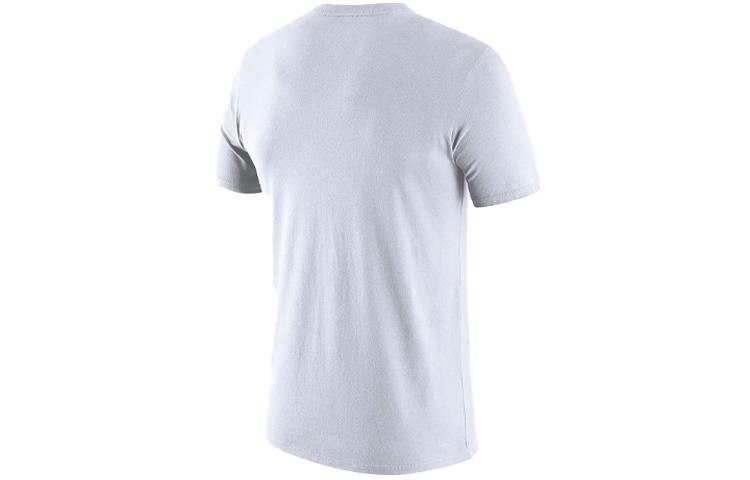 Nike T Shirts Men's White Crew Neck Moderate Straight Fit DA6090-100