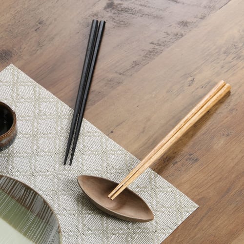 Fujiboeki Octagonal Chopsticks, 22.5cm, Set of 5, Natural Wood, Auspicious Chopsticks, 15418