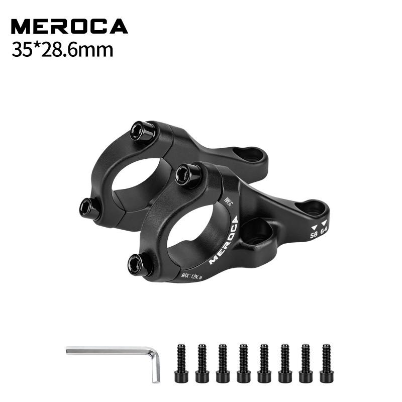 MEROCA Aluminum Direct Mount Stem Mountain Bike Downhill Use 31.8mm 35mm Clamp Diameter