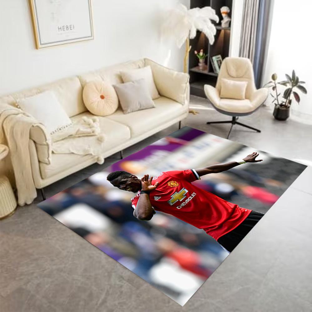 Pogba's Back Action Carpet Suitable for Balcony Bedrooms Dining Room Hallway Antislip Carpet Anime Office Decor Spiritual Gift