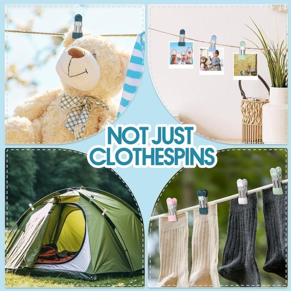 1/5 шт. Нержавеющие зажимы для сушки одежды, бесследные зажимы для брюк, новые прищепки для одежды