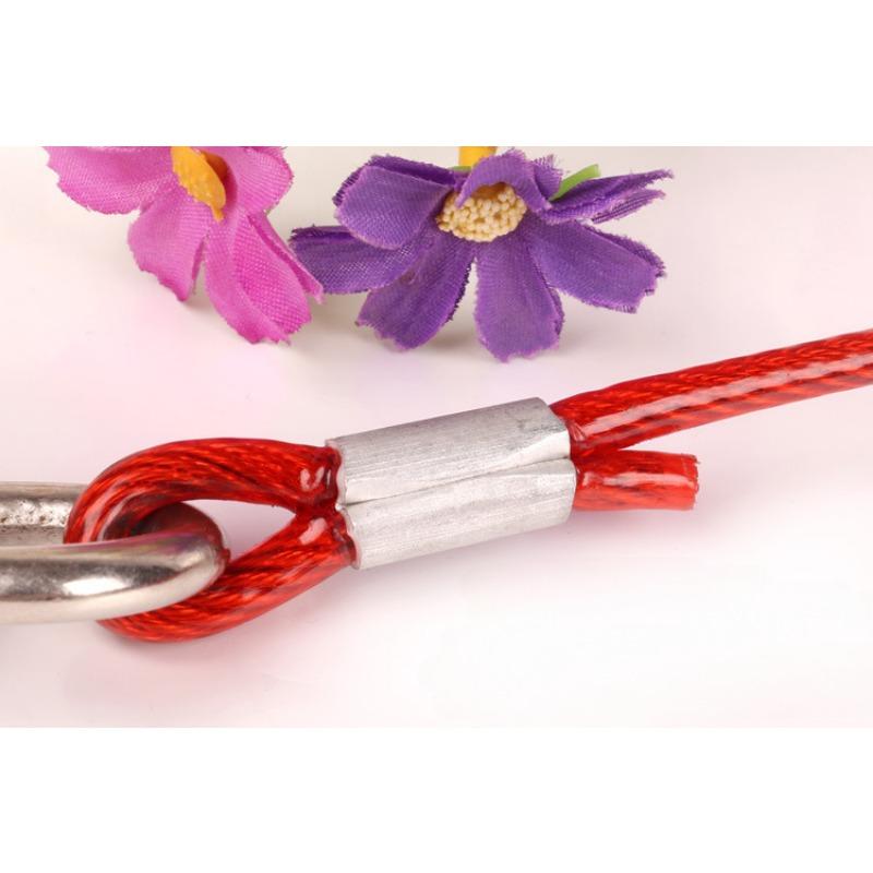 3M/5M Dog Tie Out Cable Dog Runner for Yard Steel Wire Dog Leash with Durable Superior Clips Large Dog Running In Outdoor