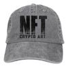 Винтажная бейсболка Nft Crypto Art Typography для мужчин NFT CryptoPunk YABC Caps цвета для женщин Летние кепки Snapback