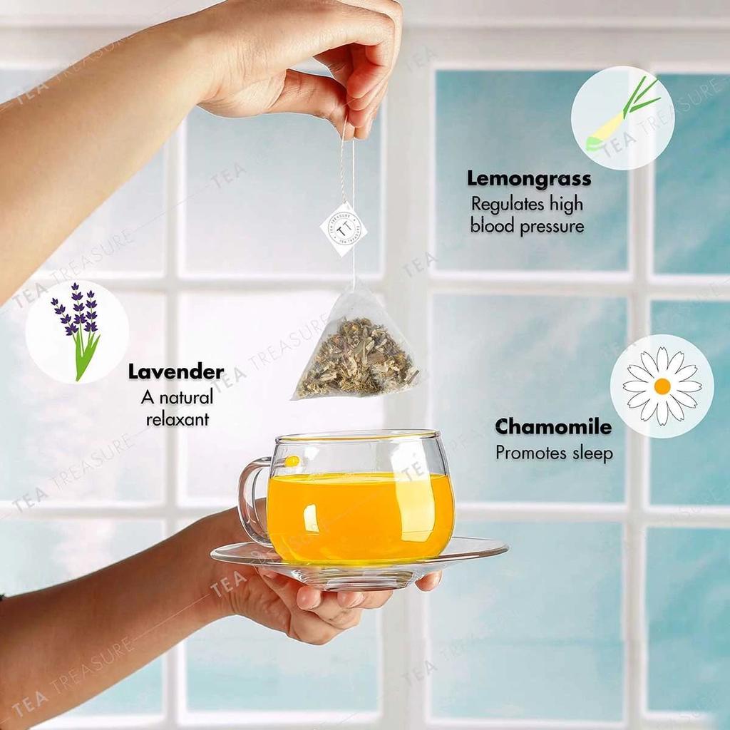Травяной чай для хорошего сна (18 пак, 2 г), Sweet Dreams Tea,  Tea Treasure