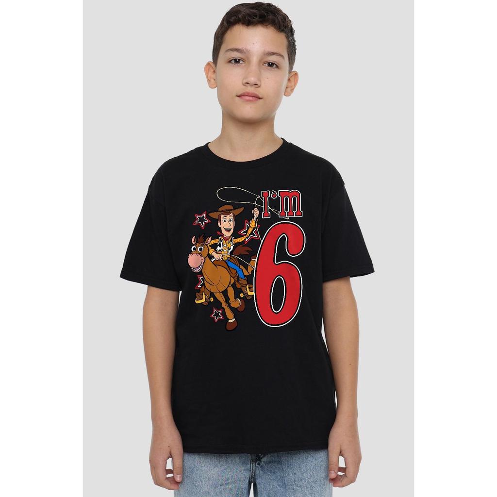 Toy Story Childrens/Kids IÂ´m 6 Woody Birthday T-Shirt