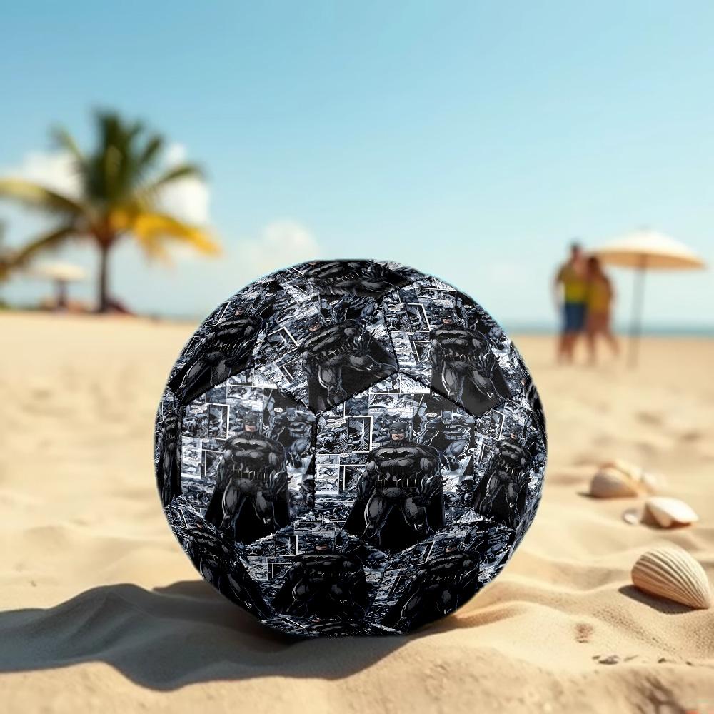 Superheroes Print Size 5 Soccer Ball, Standard Match Football for Sports Game and Team Practice, Ideal Gift for Soccer Fans